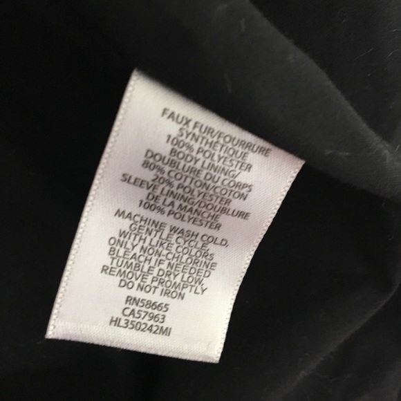 hinge grey faux fur coat SIZE SMALL - Picture 8 of 13